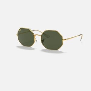 Ray-Ban gold metal glasses